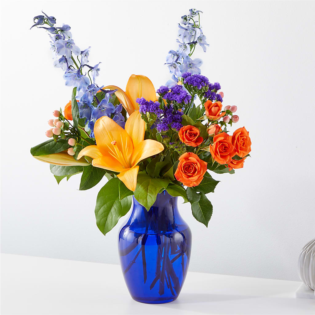 Radiant Citrus Bouquet – North Star Blooms, Roseville MN