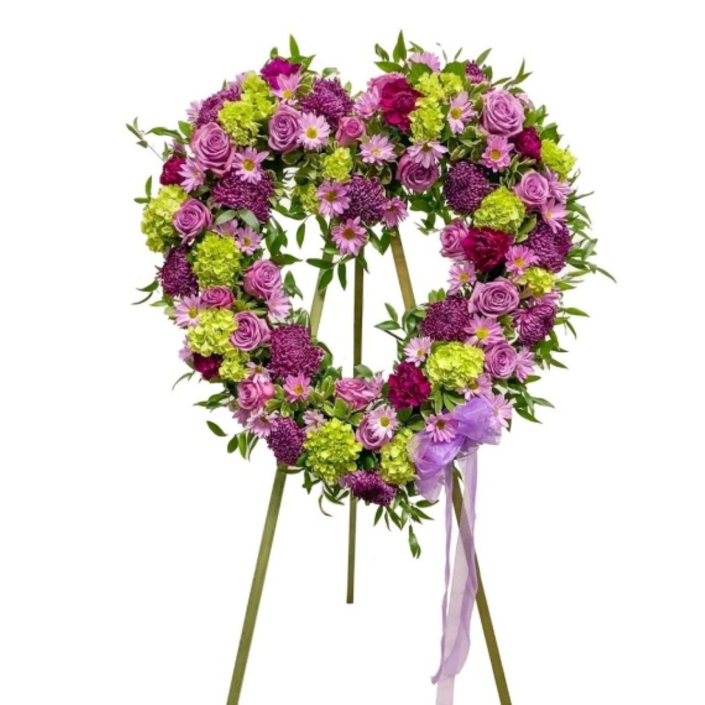 Purple Open Heart – North Star Blooms, Roseville MN