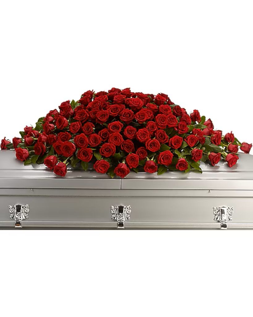 Greatest Love Full Cover Casket Spray