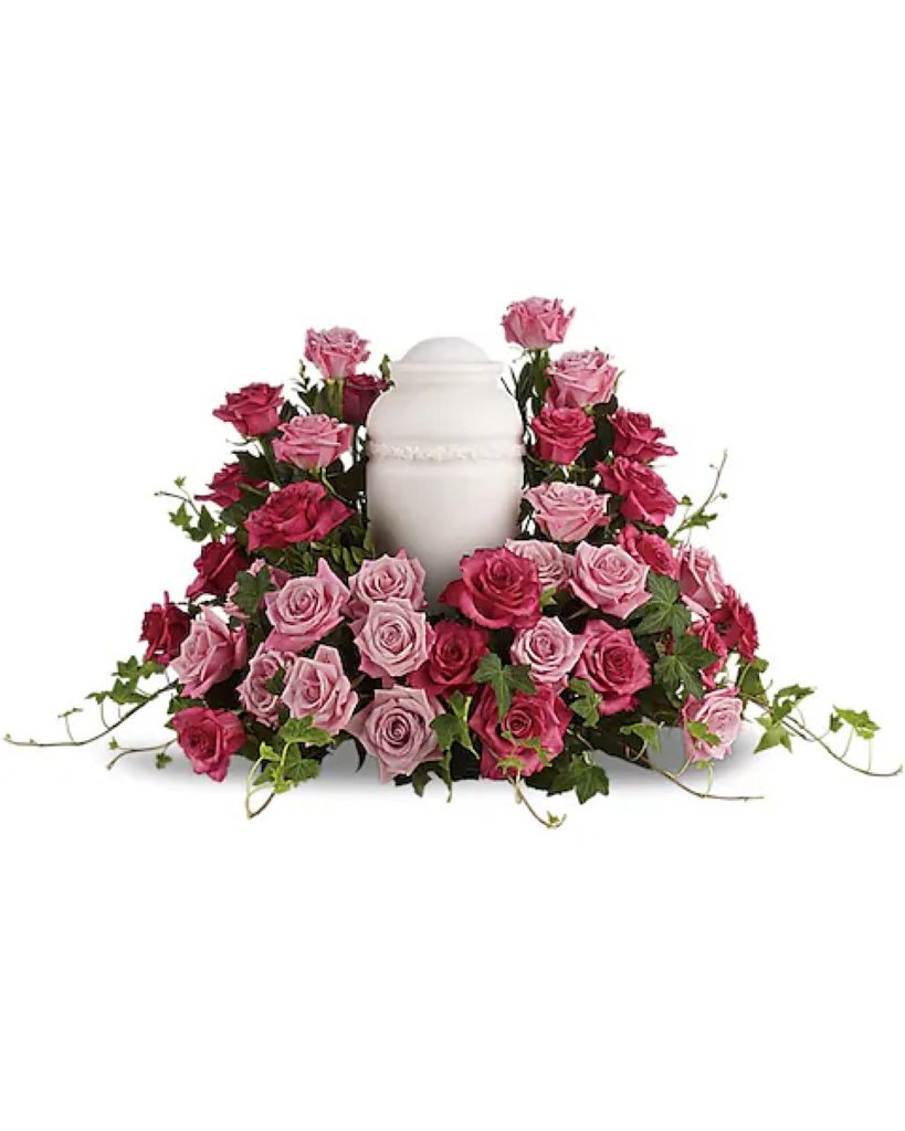 Bed Of Pink Roses – North Star Blooms, Roseville MN