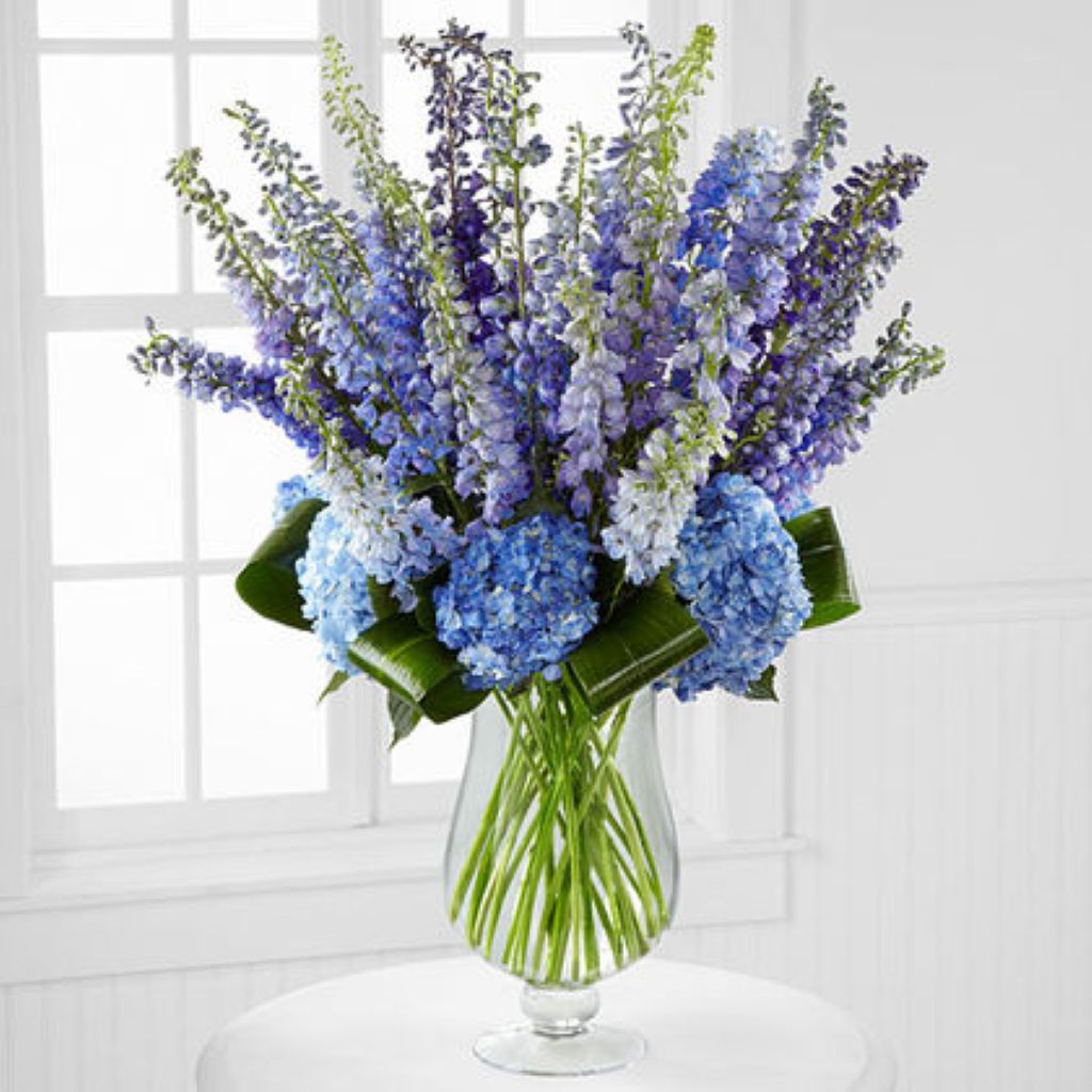 Honestly Luxury Delphinium & Hydrangea Bouquet