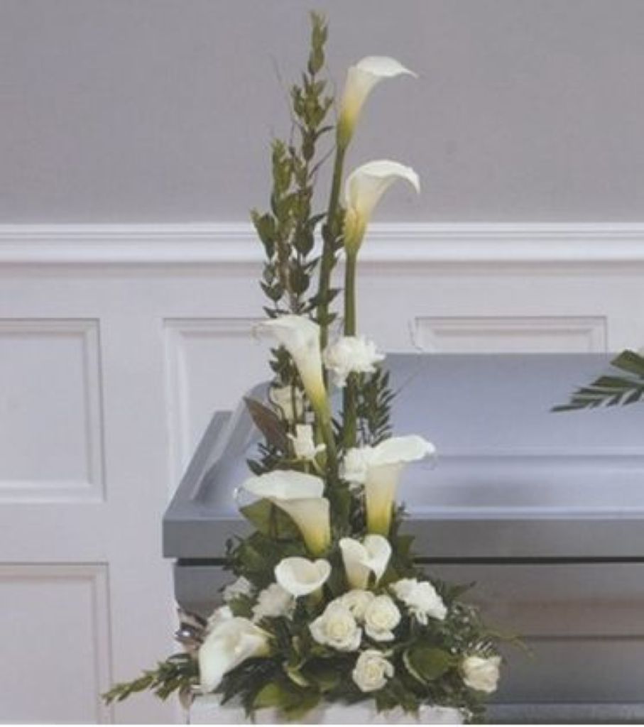 Calla lily Funeral Arrangement