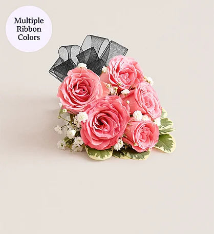 Pink Rose Wrist Corsage