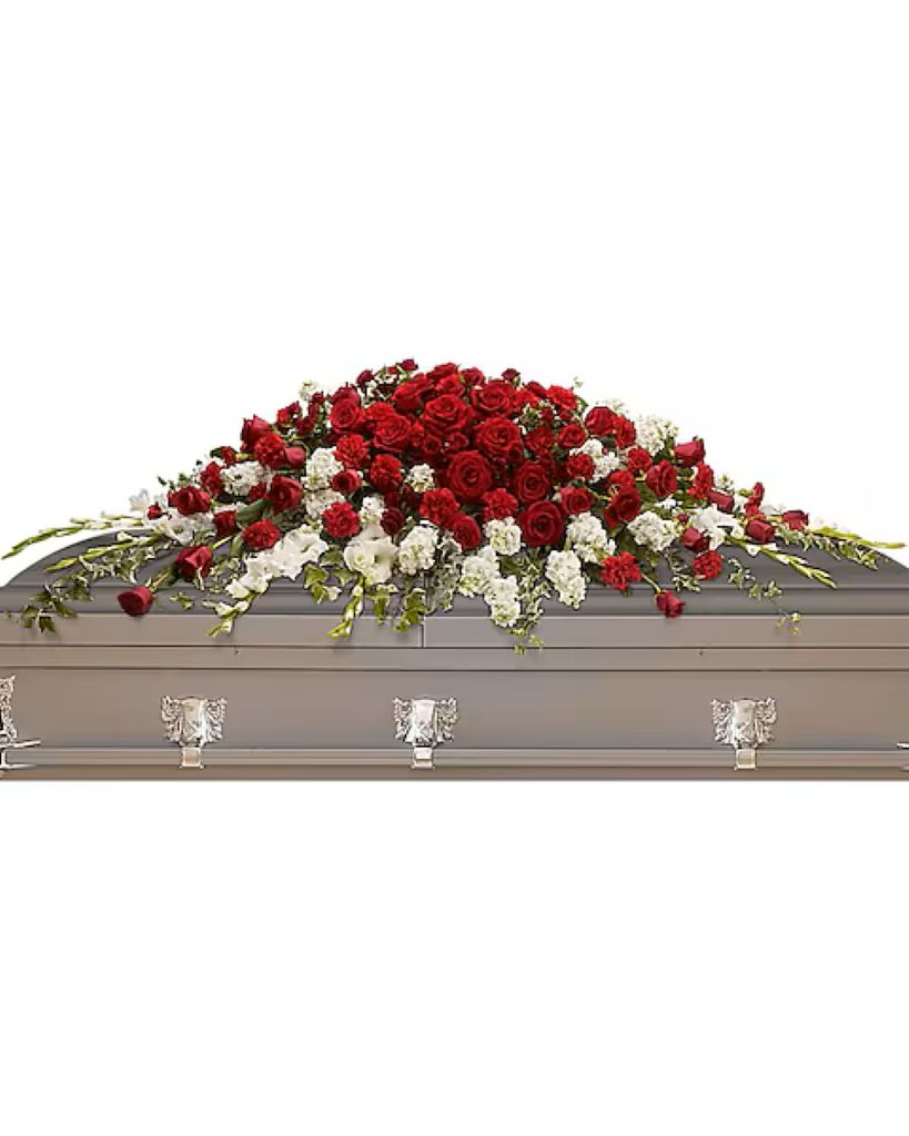Garden OF Grandeur Casket Spray – North Star Blooms, Roseville MN