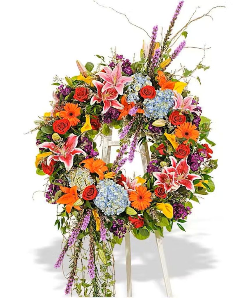 Vivid Beauty Wreath – North Star Blooms, Roseville MN