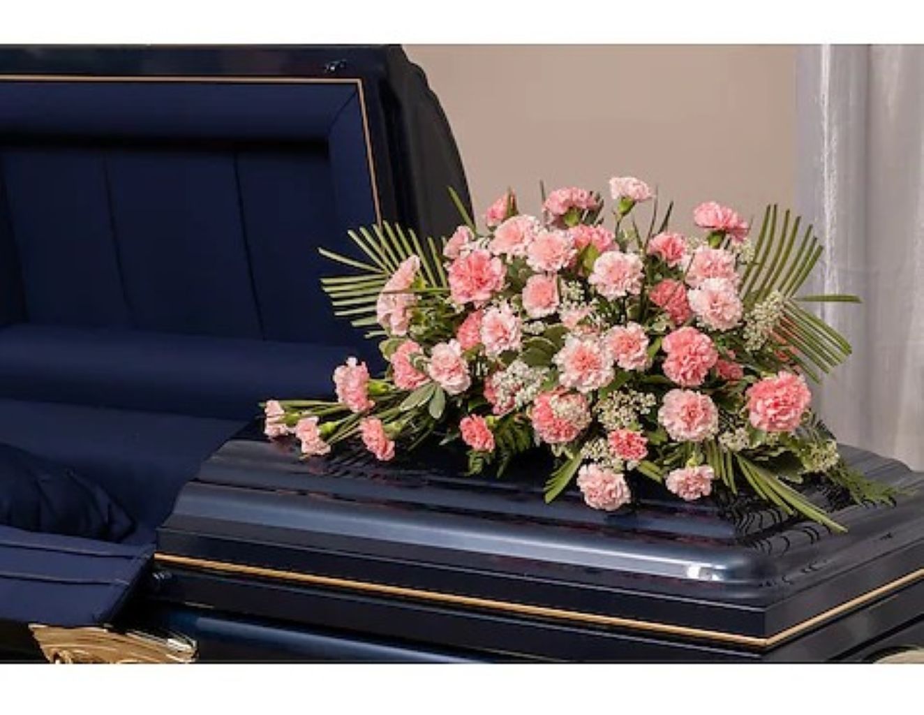 Angle's Embrace Half Casket Spray