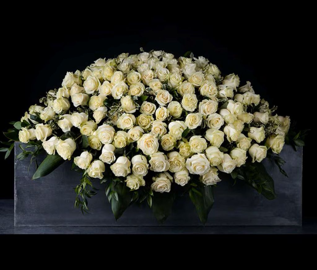 Rose Casket Cover