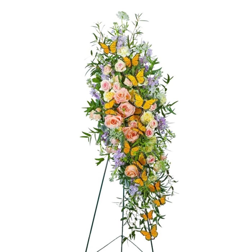 Wind Beneath My Wings Standing Spray – North Star Blooms, Roseville MN