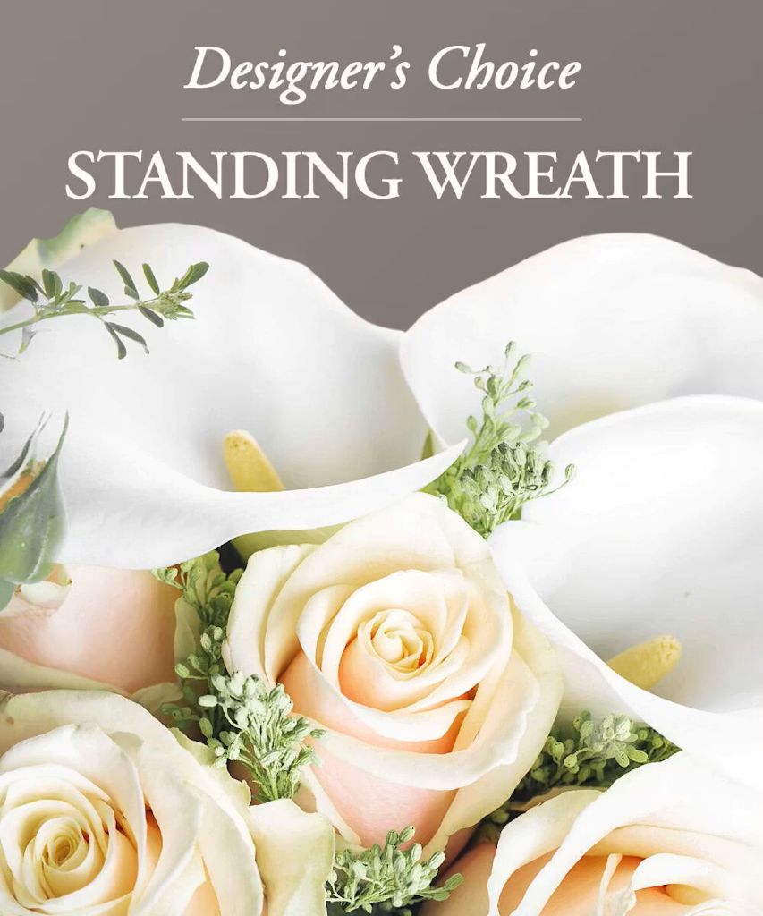 Standing Wreath Designer's Choice – North Star Blooms, Roseville MN