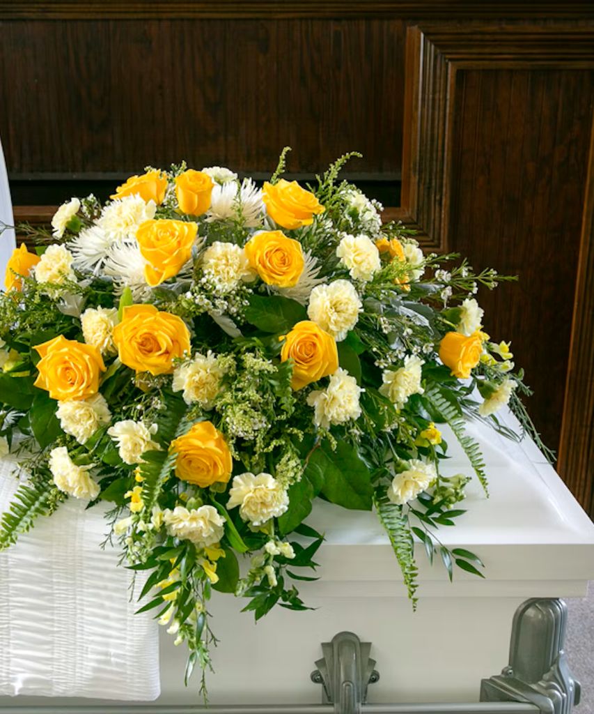 Yellow Memories Casket Collection – North Star Blooms, Roseville MN