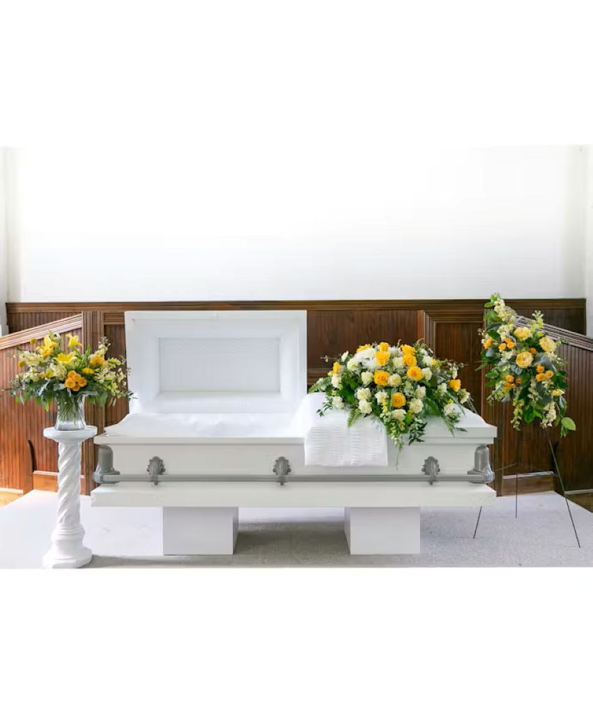 Yellow Memories Casket Collection – North Star Blooms, Roseville MN