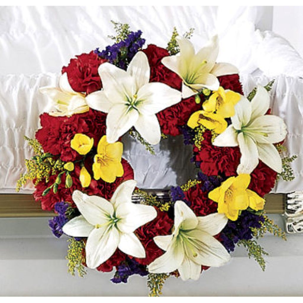 Encircling Grace Casket Adornment