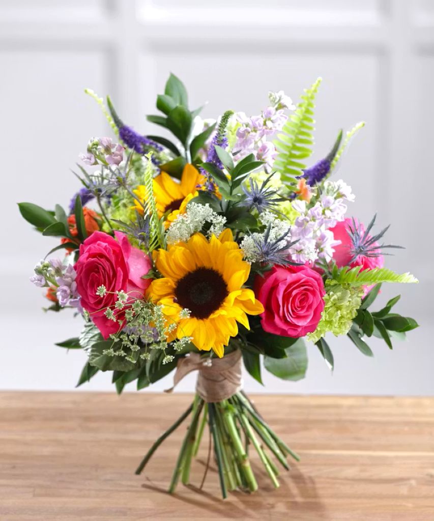 Hand-tied Summer Garden Bouquet Designer's Choice – North Star Blooms, Roseville MN