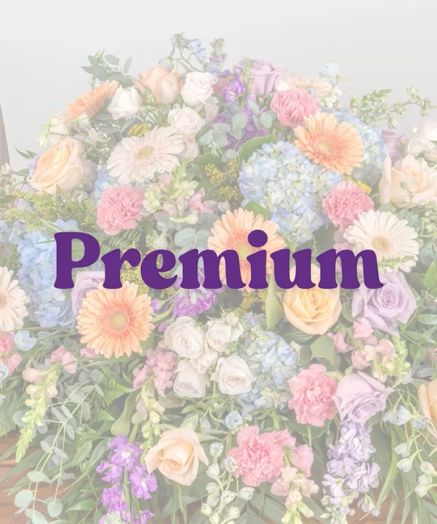 Springtime Symphony Casket Cover – North Star Blooms, Roseville MN