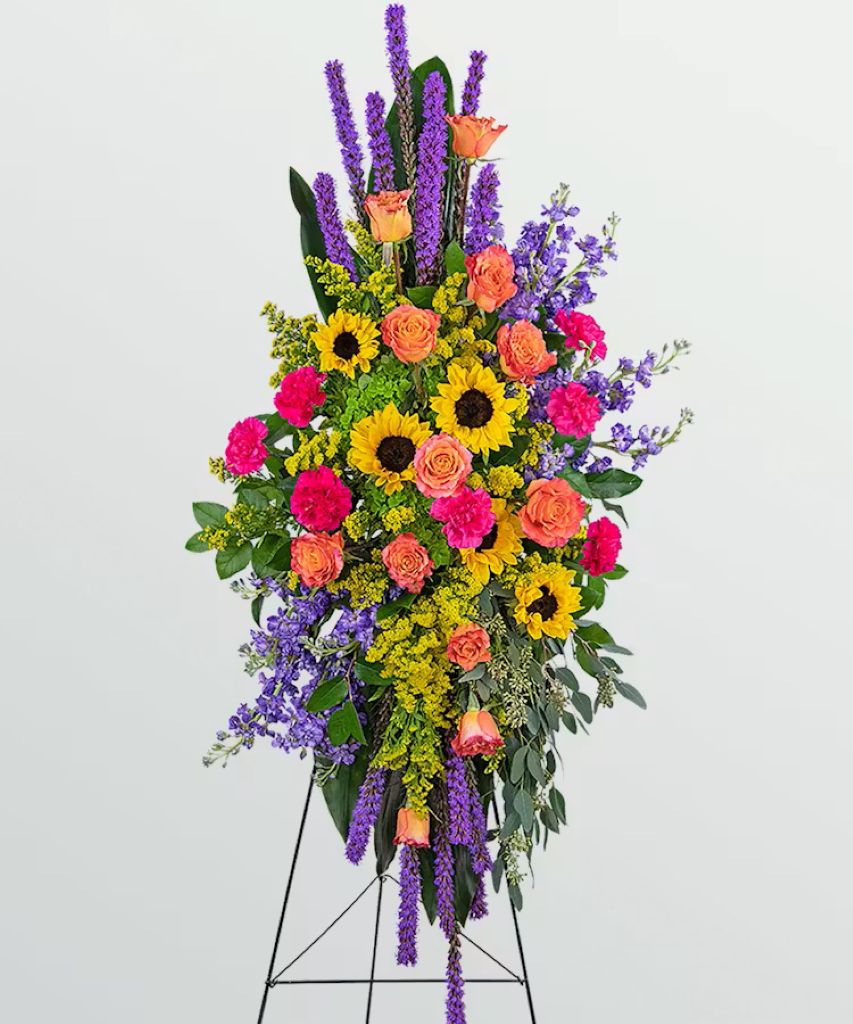 Treasured Memories Standing Spray – North Star Blooms, Roseville MN