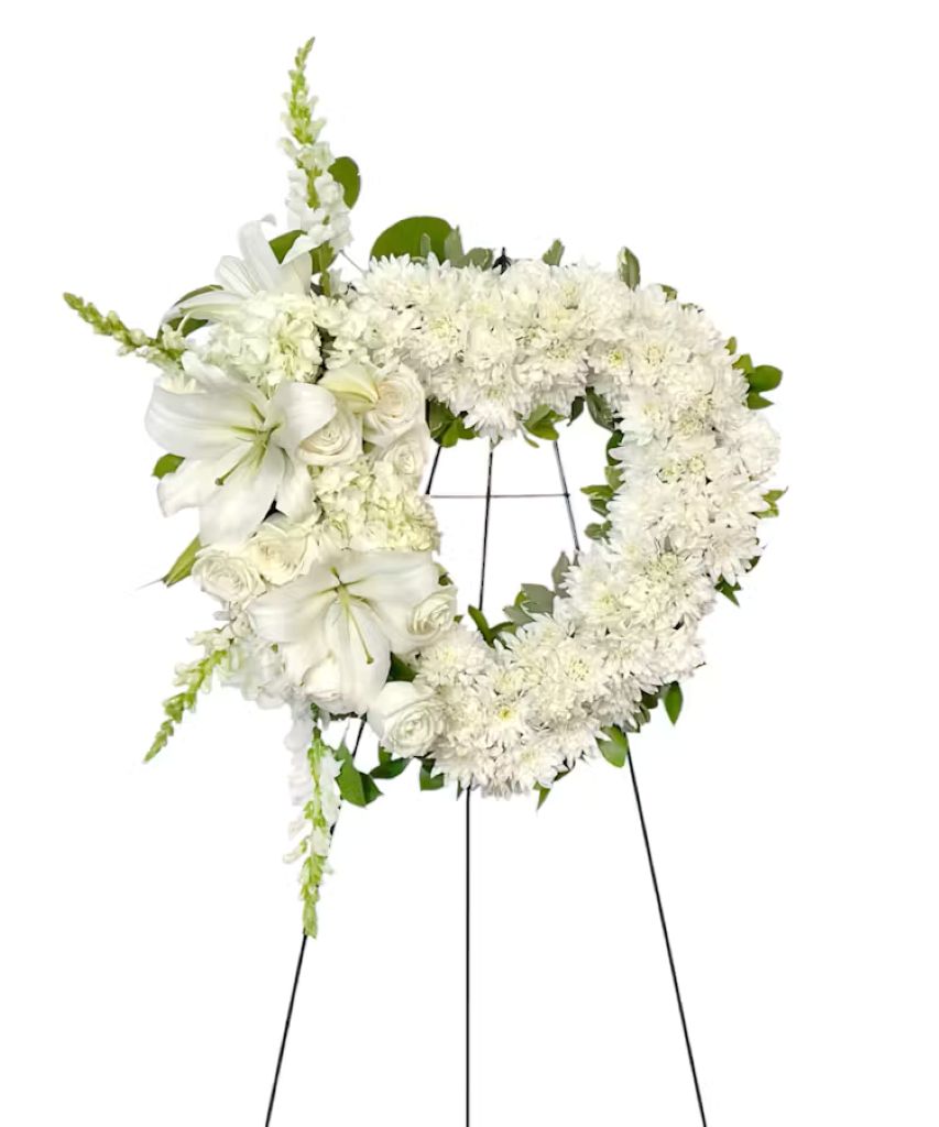Graceful Serenity Heart – North Star Blooms, Roseville MN