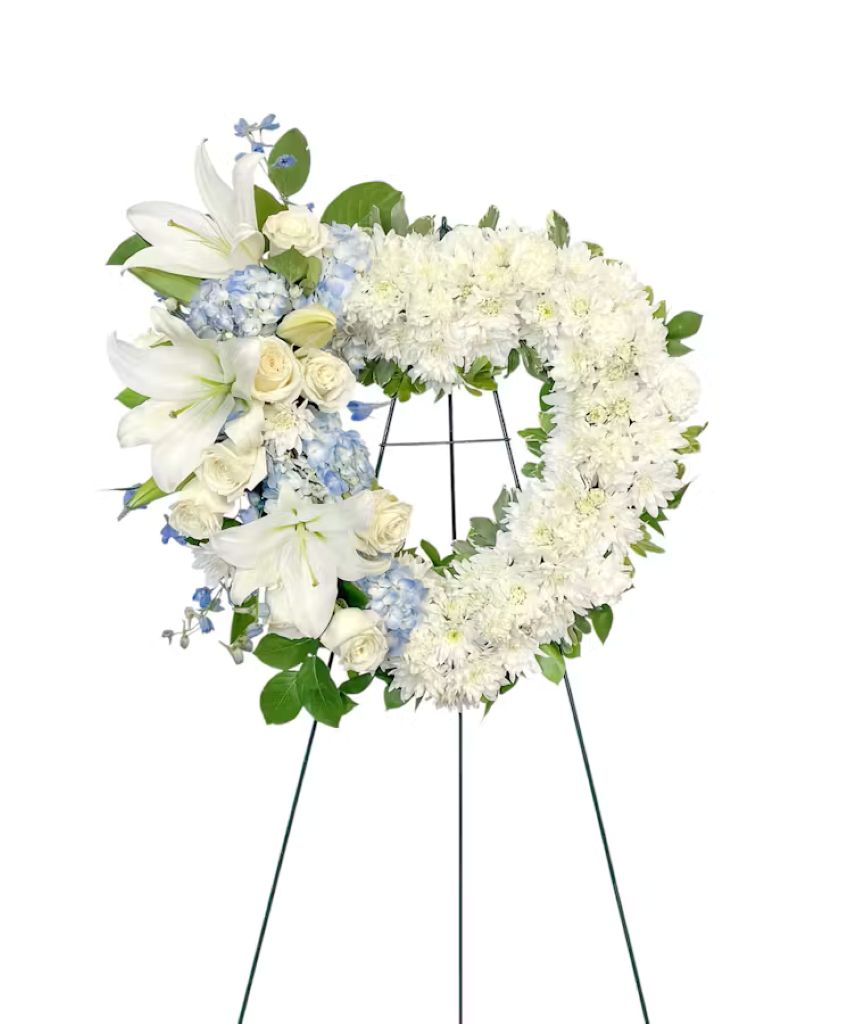 Blue Skies Above Us Heart – North Star Blooms, Roseville MN