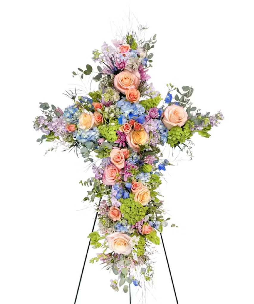 Meadow of Memories Packed Cross – North Star Blooms, Roseville MN