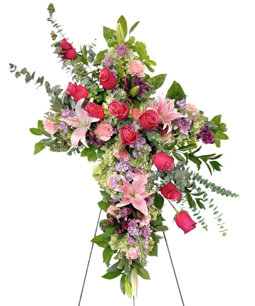 A Loving Farewell Cross – North Star Blooms, Roseville MN