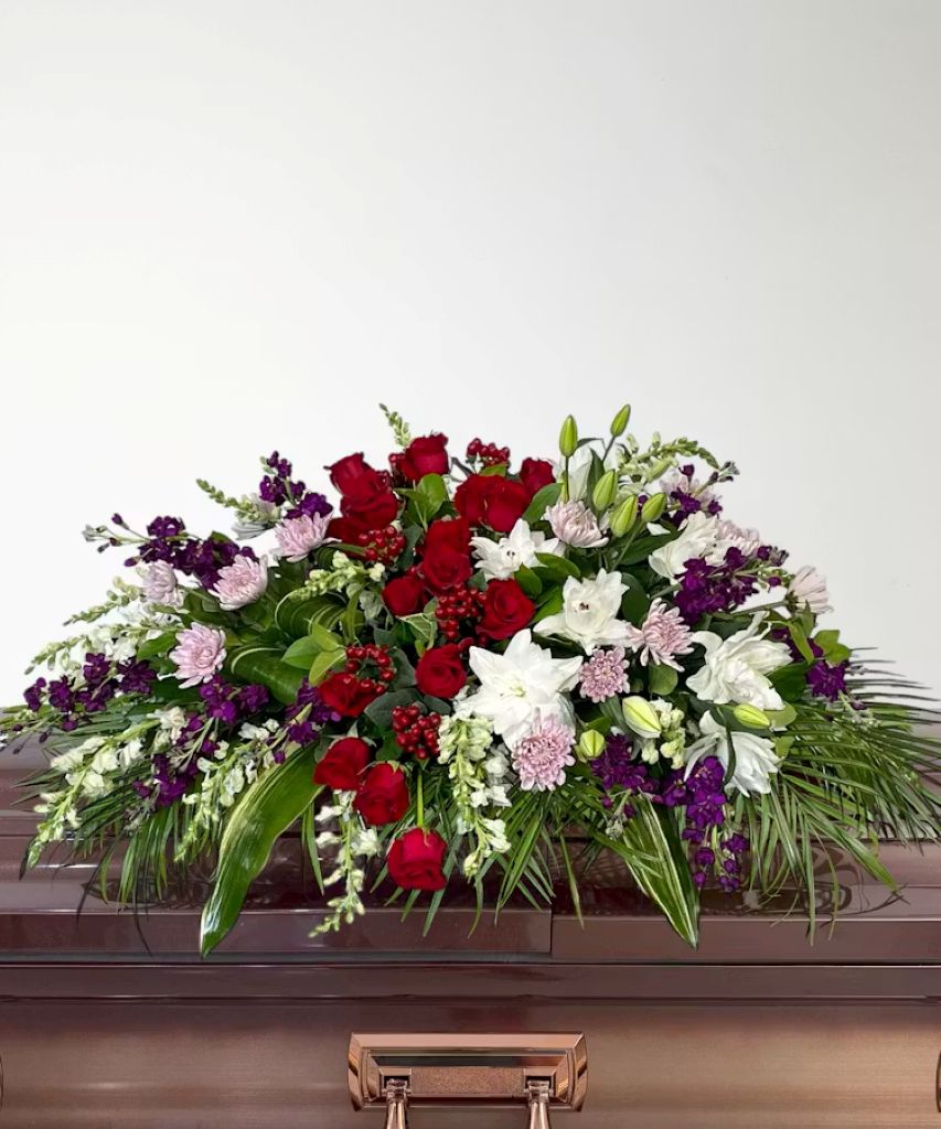 Majestic Blooms Casket Blanket – North Star Blooms, Roseville MN