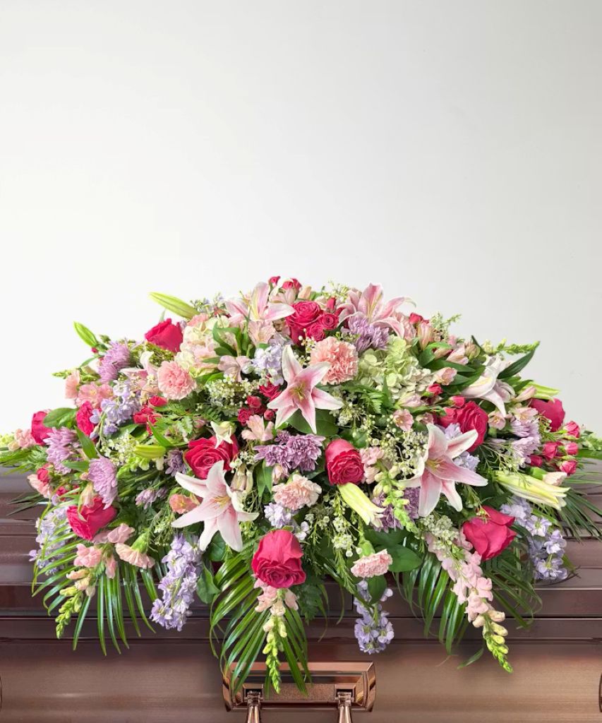 A Loving Farewell Casket Blanket – North Star Blooms, Roseville MN