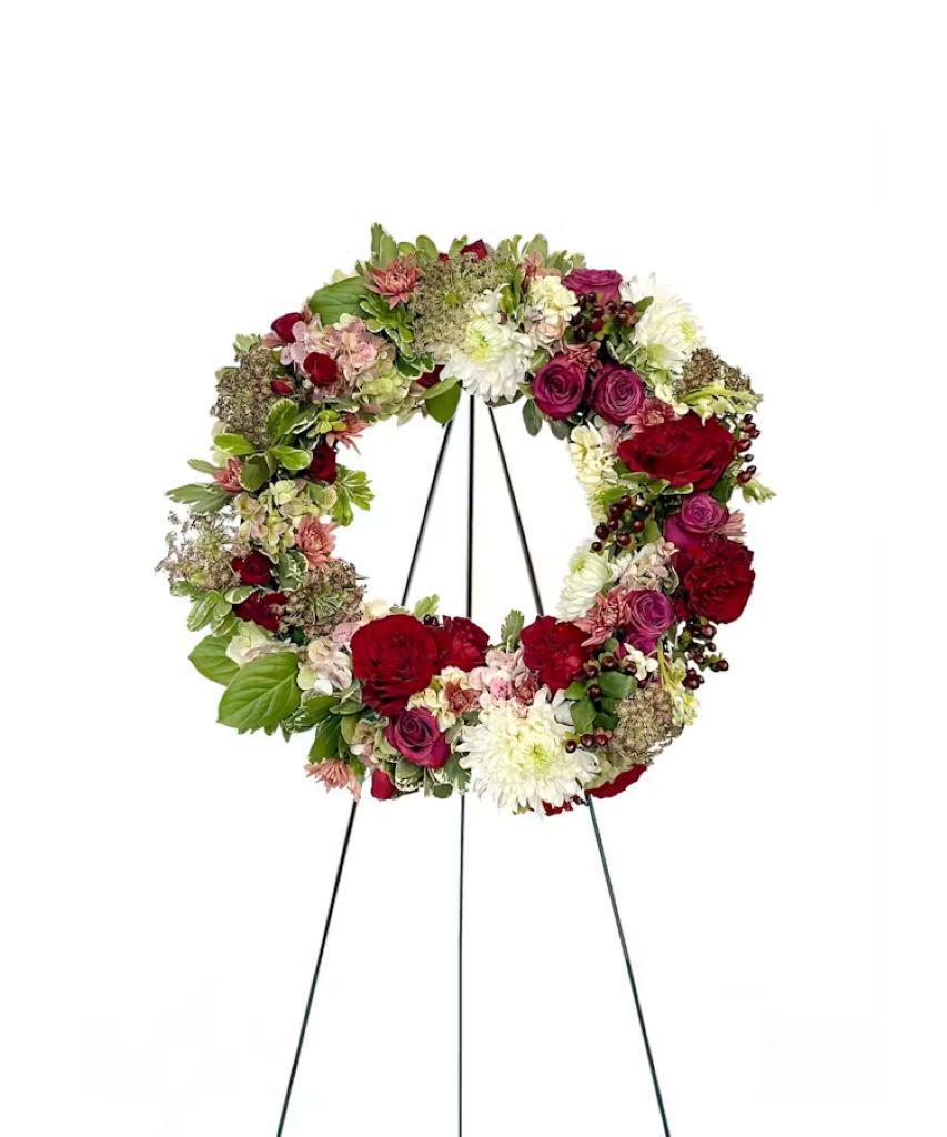 Twilight Tribute Wreath – North Star Blooms, Roseville MN