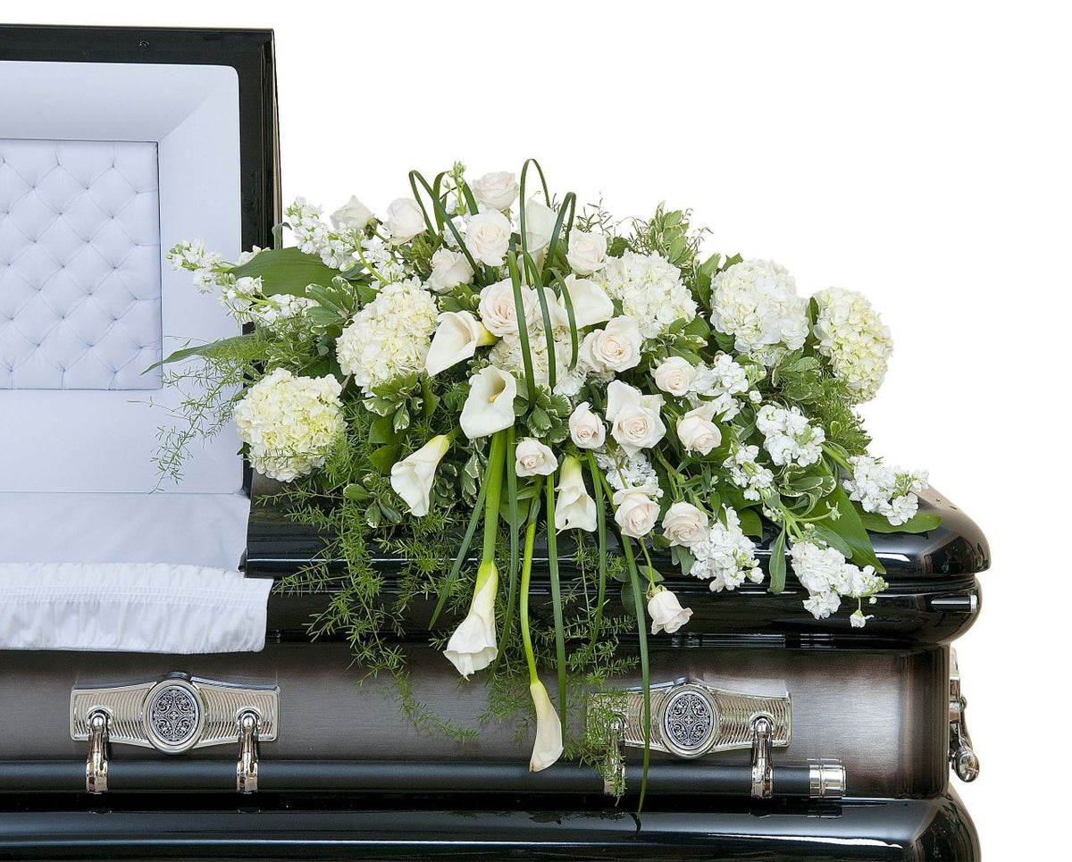 Elegant Love Casket Spray – North Star Blooms, Roseville MN
