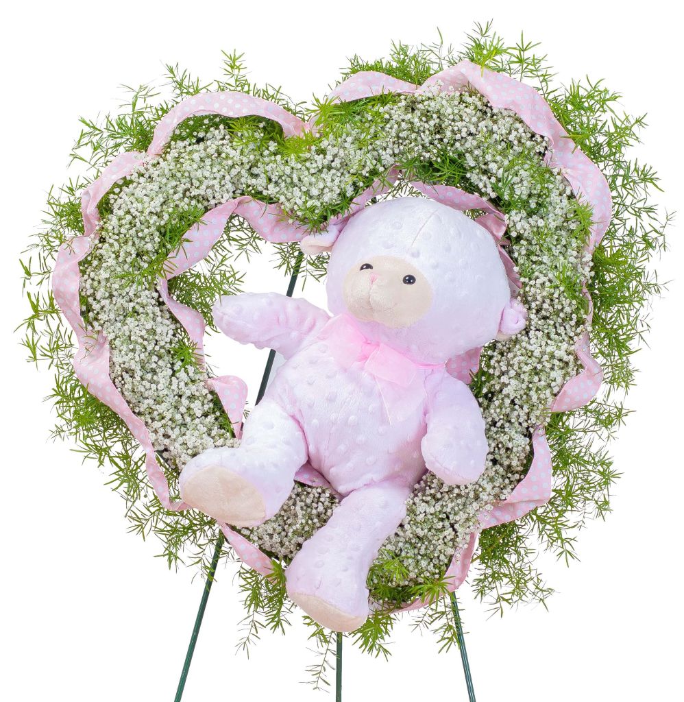 Tiny Angels Wreath in Pink – North Star Blooms, Roseville MN