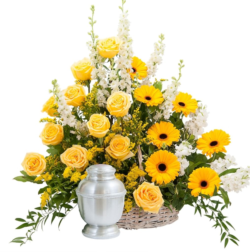 Rays of Sunshine Basket Surround – North Star Blooms, Roseville MN