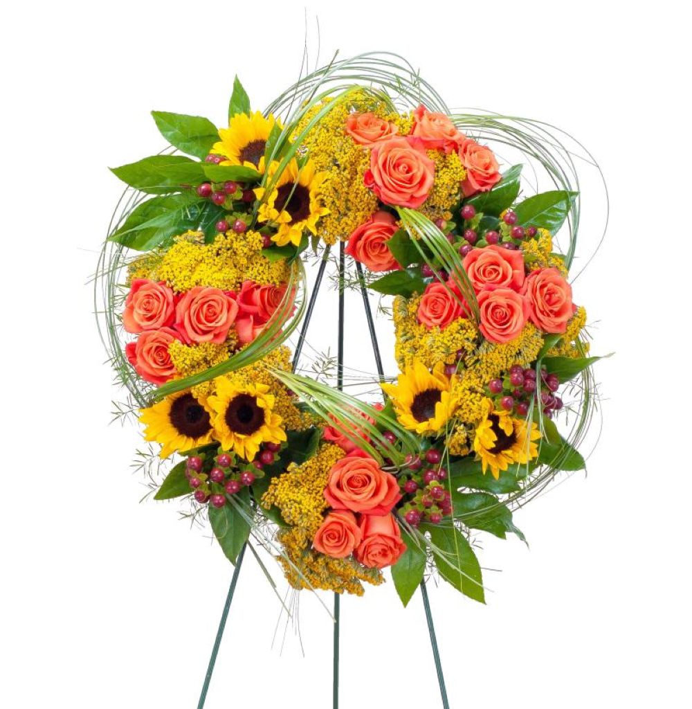 Heaven's Sunset Wreath – North Star Blooms, Roseville MN
