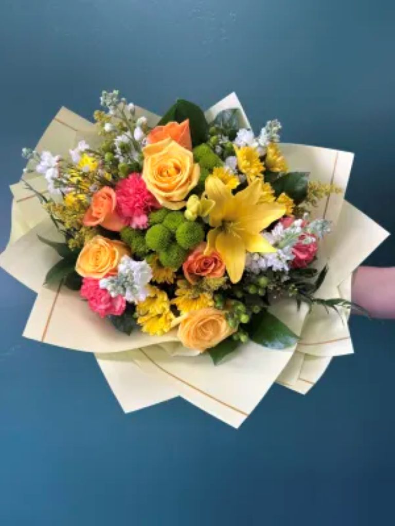 Citrus Surprise Wrapped – North Star Blooms, Roseville MN