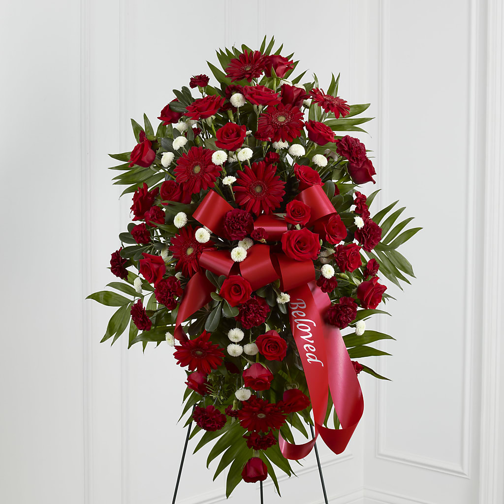 Treasured Memories Standing Spray – North Star Blooms, Roseville MN
