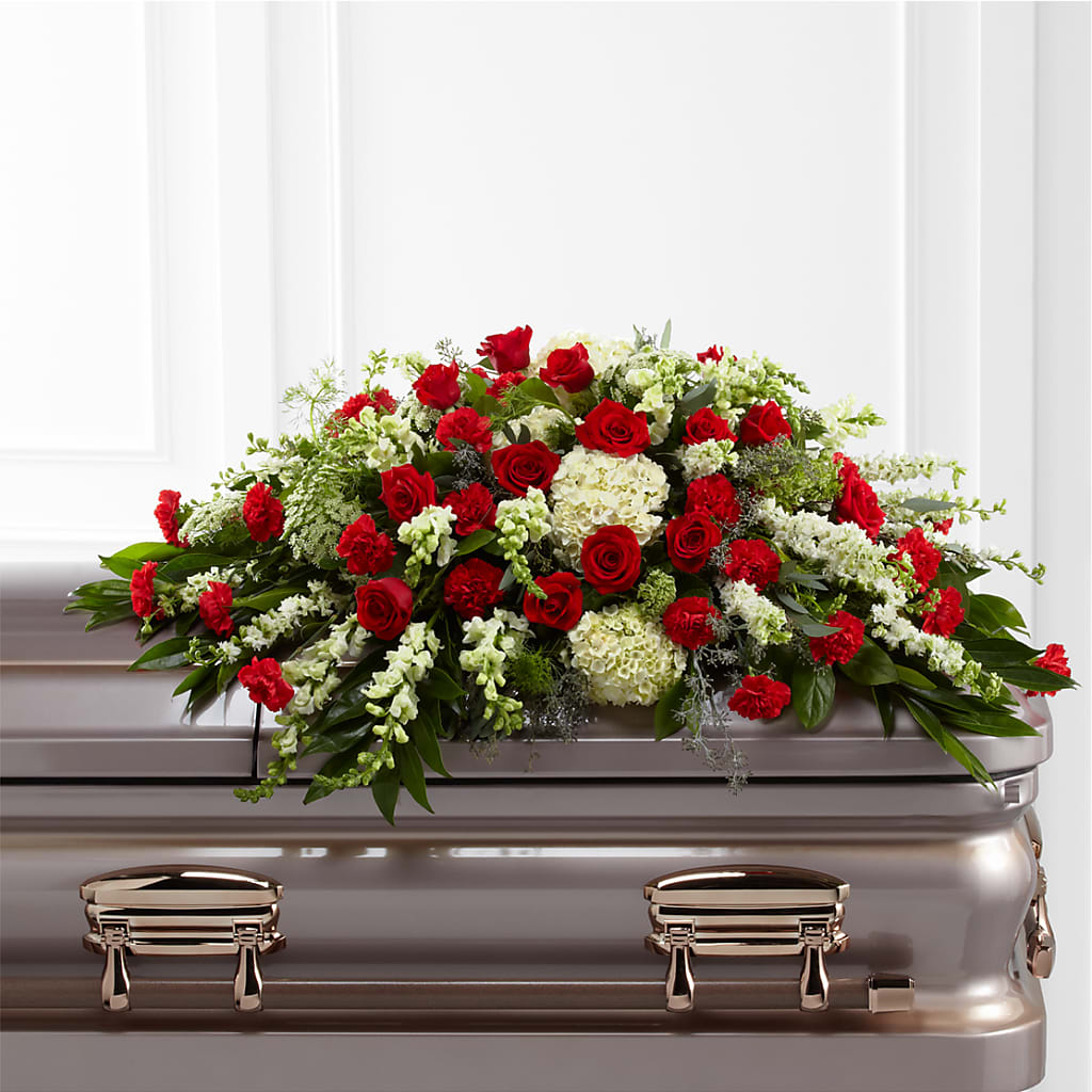Sincerity Casket Spray – North Star Blooms, Roseville MN