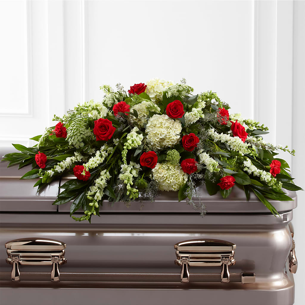 Sincerity Casket Spray – North Star Blooms, Roseville MN