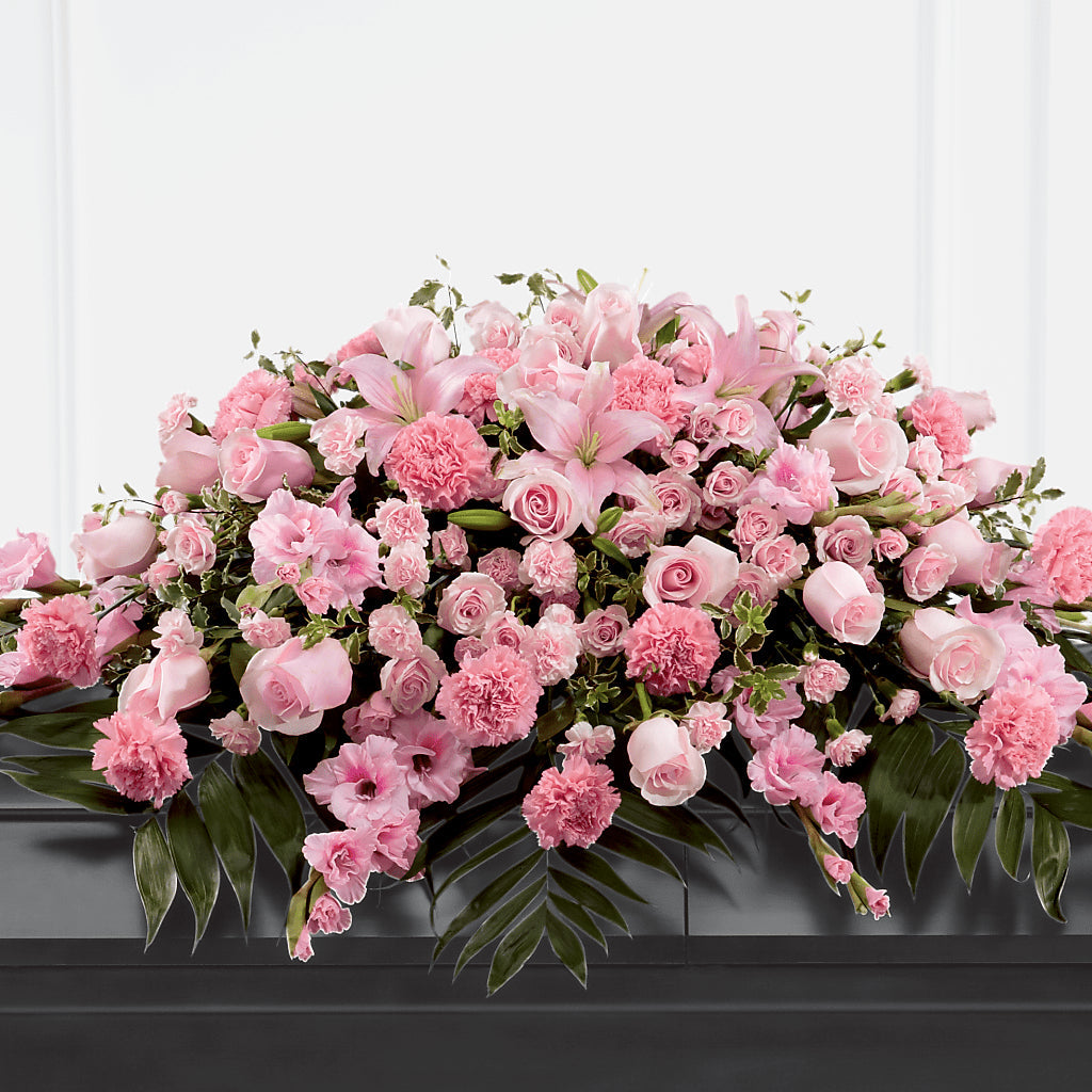 Garden of Comfort Casket Spray (Standard) – North Star Blooms, Roseville MN