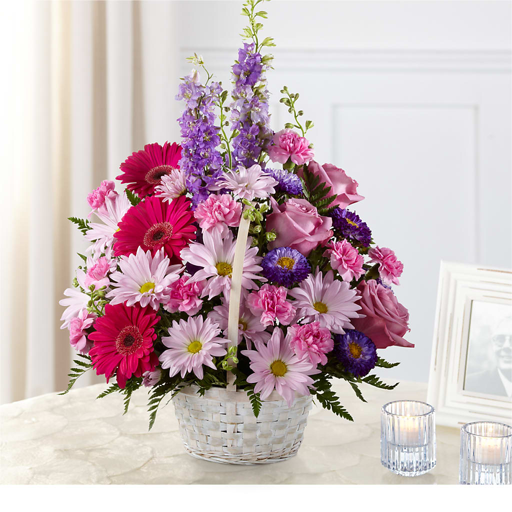 Pastel Peace Basket – North Star Blooms, Roseville MN