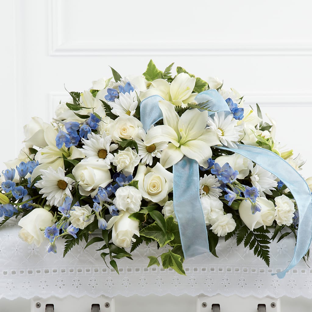 Tender Treasure Casket Spray – North Star Blooms, Roseville MN