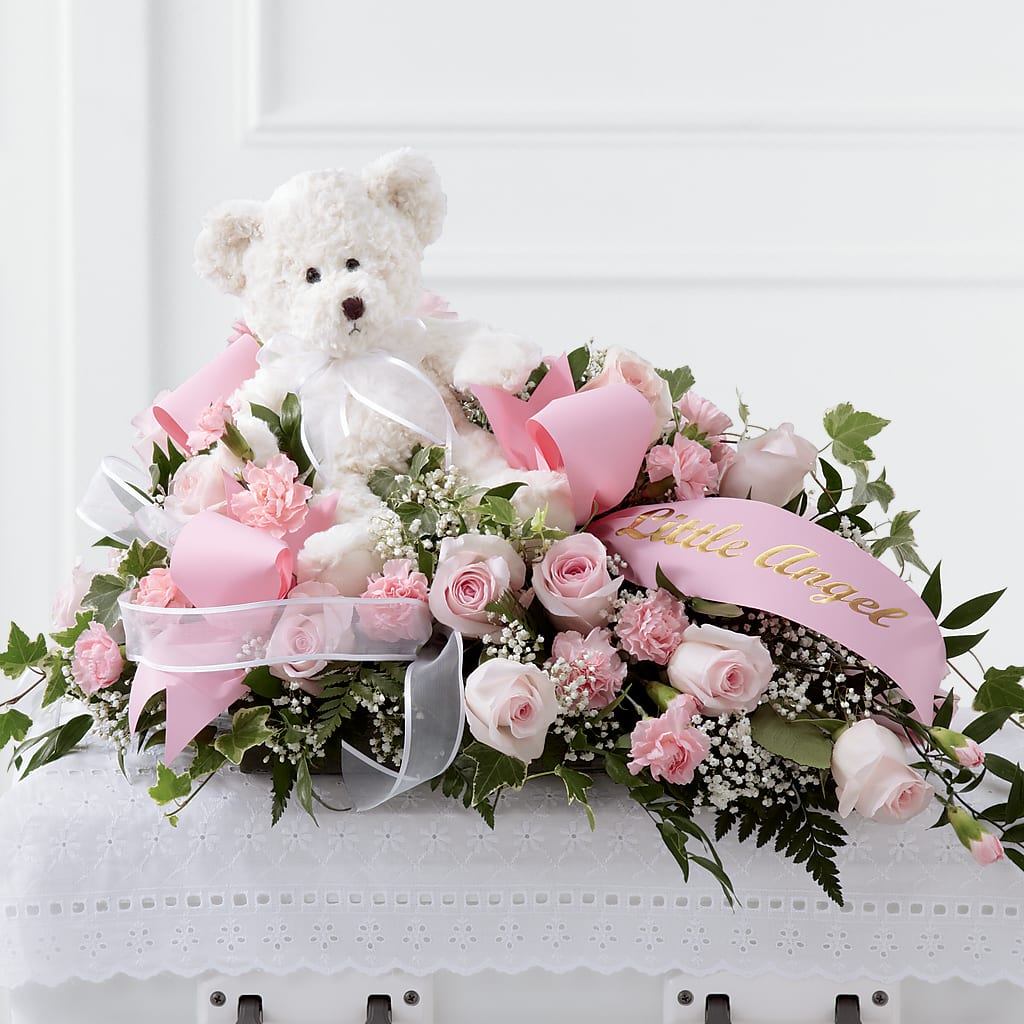 Touch of Sympathy Casket Spray – North Star Blooms, Roseville MN