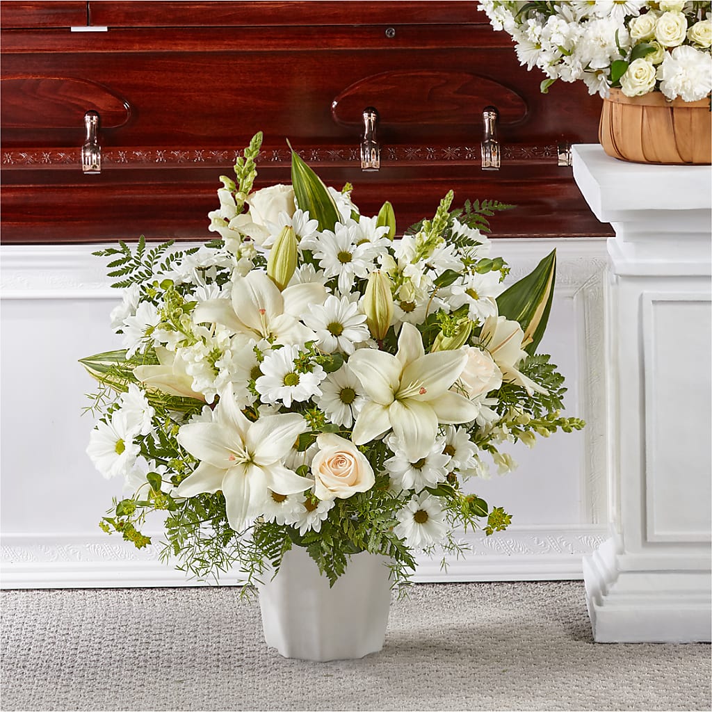 Thoughts of Tranquility Floor Basket – North Star Blooms, Roseville MN