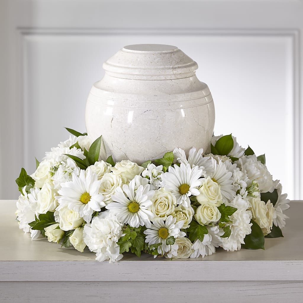 Ivory Gardens Cremation Adornment – North Star Blooms, Roseville MN