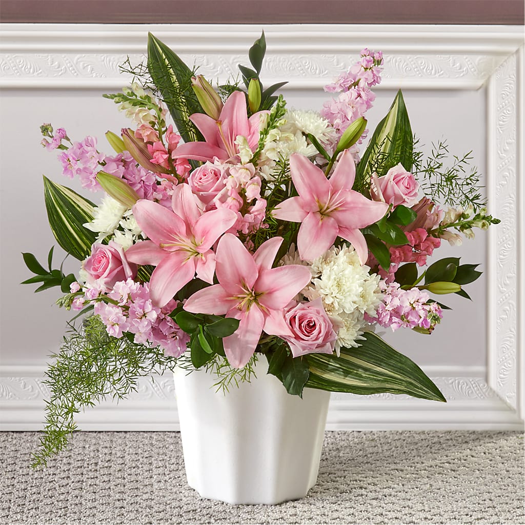 Simply Serene Floor Basket – North Star Blooms, Roseville MN