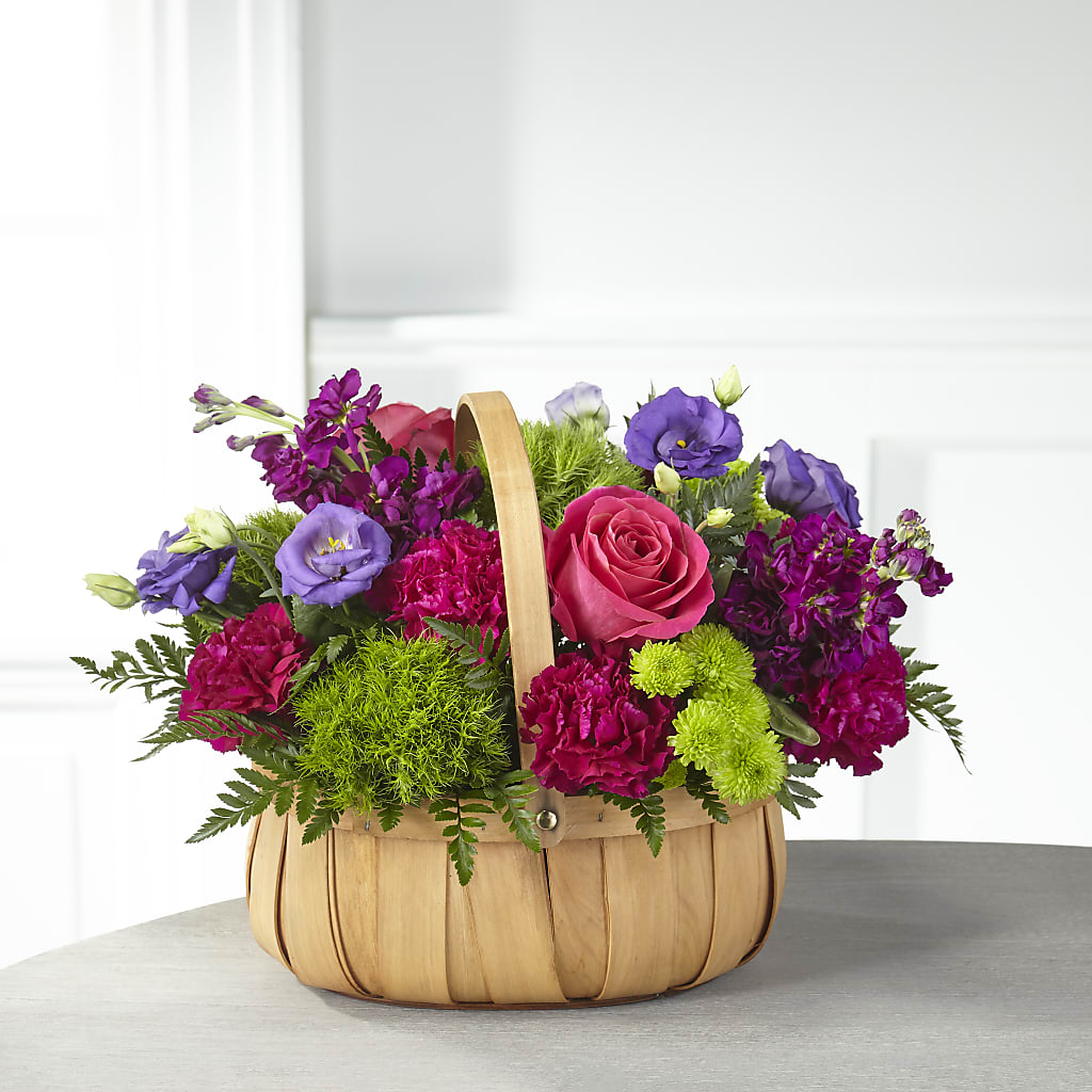 Serene Sanctuary Basket – North Star Blooms, Roseville MN