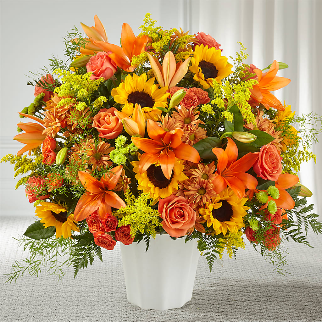 Harvest Thoughts Floor Basket – North Star Blooms, Roseville MN