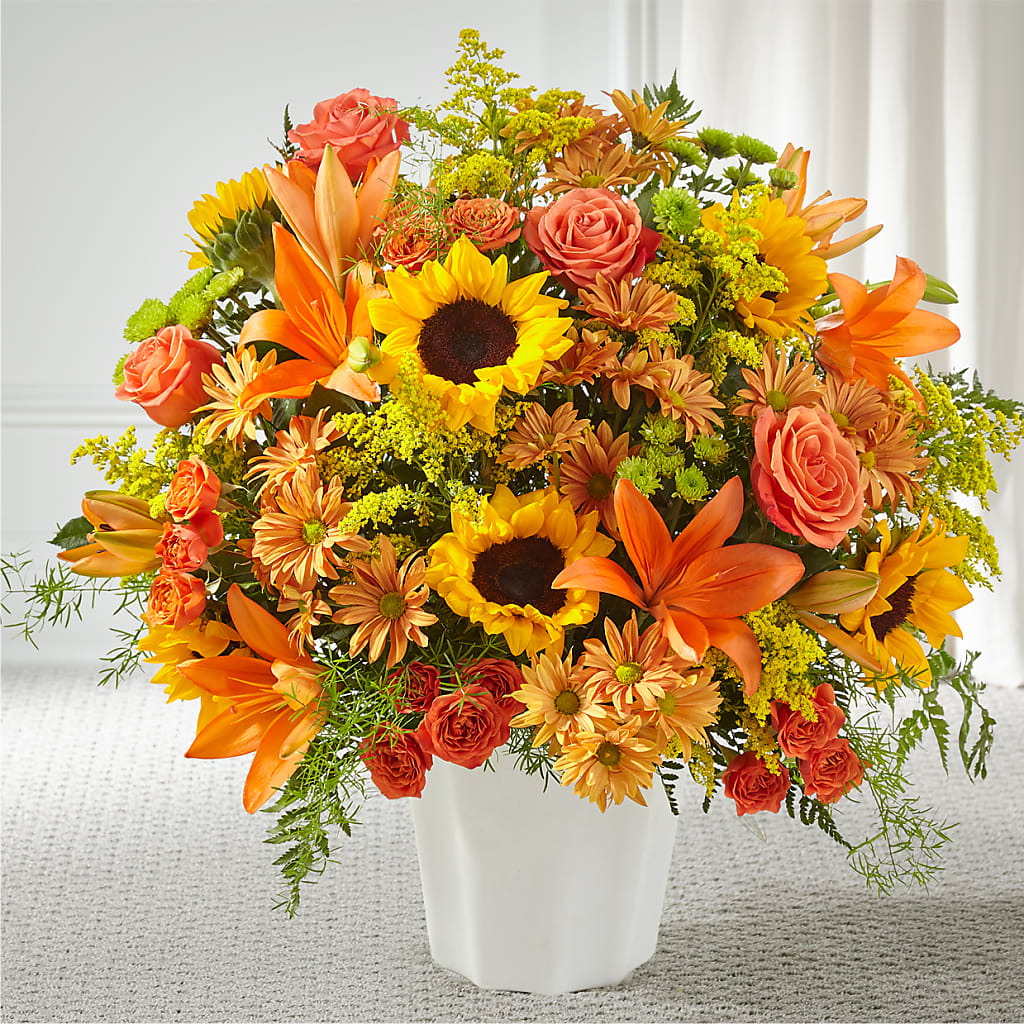 Harvest Thoughts Floor Basket – North Star Blooms, Roseville MN