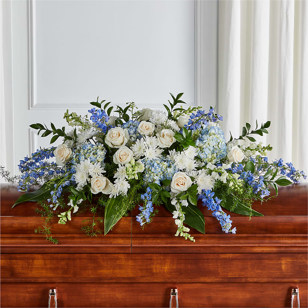 Timeless Essence Casket Spray – North Star Blooms, Roseville MN