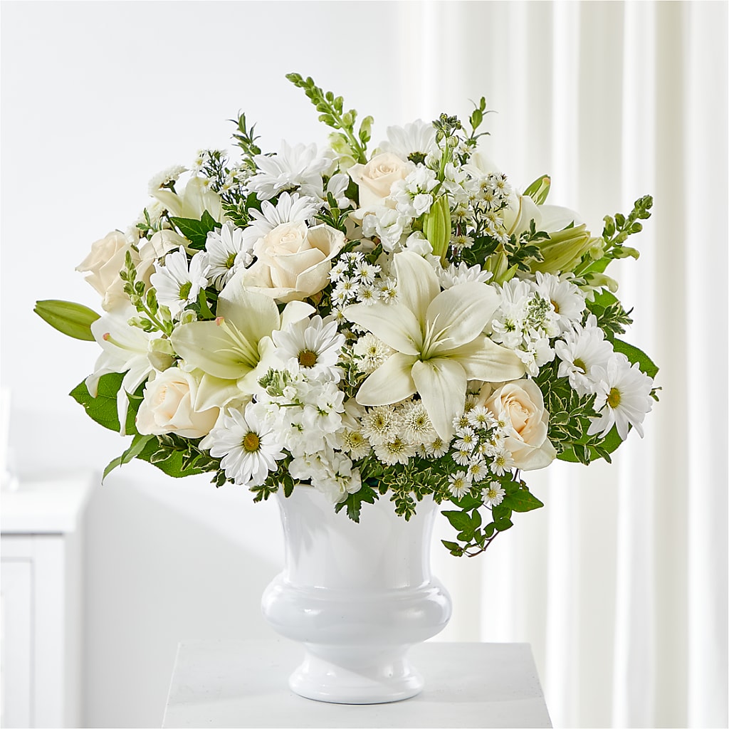 Uplifting Urn Arrangement – North Star Blooms, Roseville MN