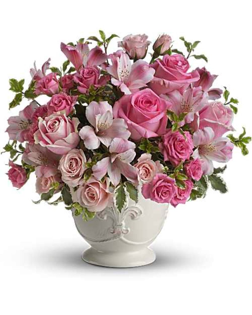 Teleflora's Pink Potpourri Bouquet with Roses – North Star Blooms, Roseville MN