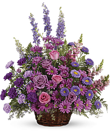 Gracious Lavender Basket – North Star Blooms, Roseville MN