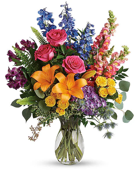 Colors Of The Rainbow Bouquet – North Star Blooms, Roseville MN