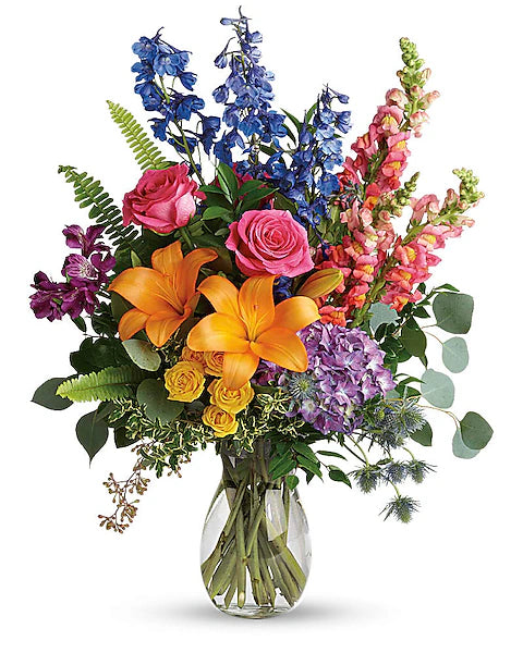 Colors Of The Rainbow Bouquet – North Star Blooms, Roseville MN